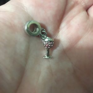 Margarita Glass pink pandora charm